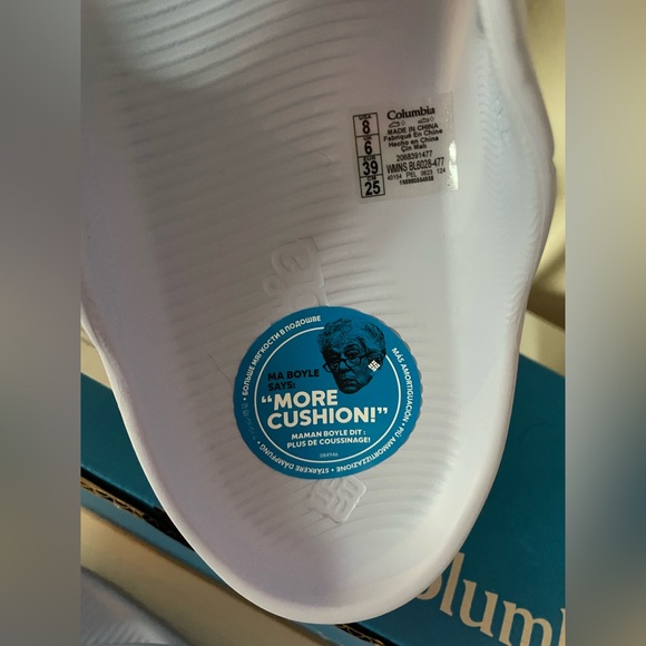 Columbia Ramble Flip Flops Womens Sz 8 Thongs Omni Grip Comfort whisper whisper - Picture 6 of 9